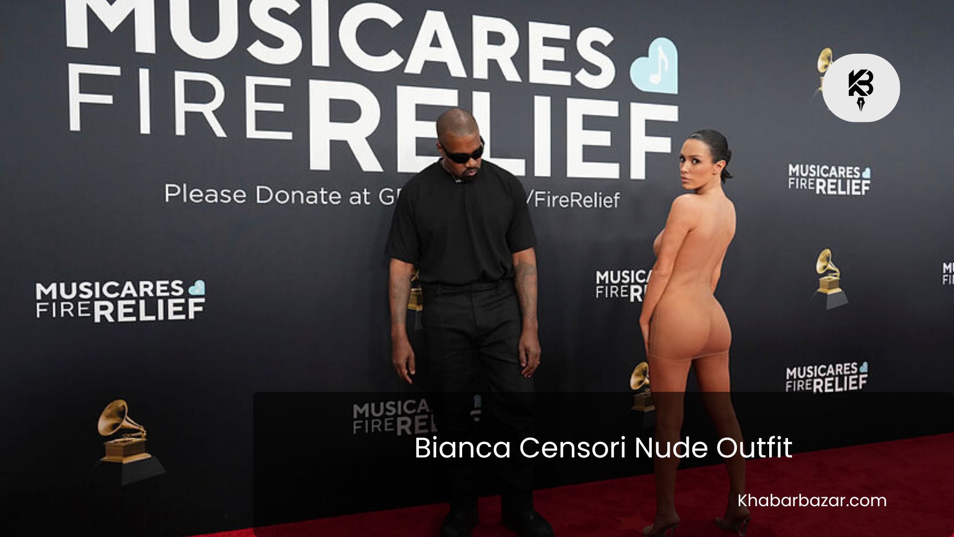 Bianca Censori Nude Outfit
